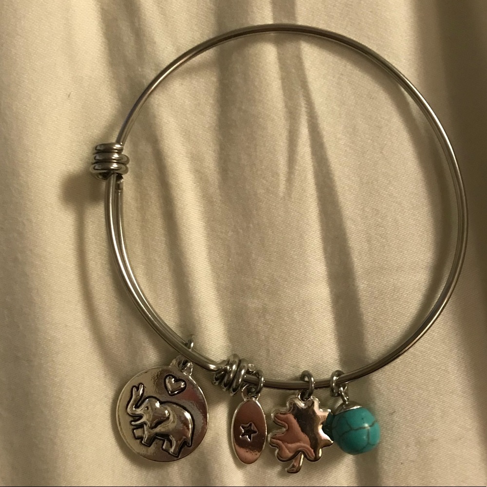 Elephant Charm Bracelet